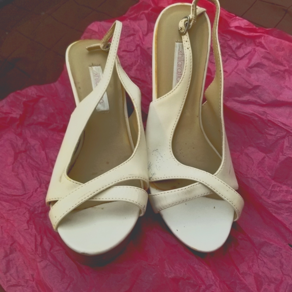 Cute leather Wedges